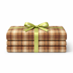 Set Of Sheets Cotton Yarn Brown