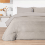 Two-Tone Beige Duvet Cover - Devi - Image 3
