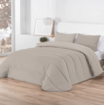 Two-Tone Beige Duvet Cover - Devi - Image 2