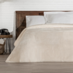 Beige Velvet Blanket - Image 2